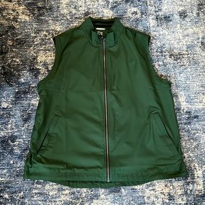 Cutter & Buck Weather Tec full green zip vest.  Size XL